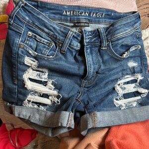 American eagle jean shorts